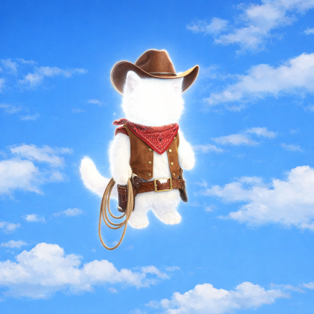 Chi cat cowboy